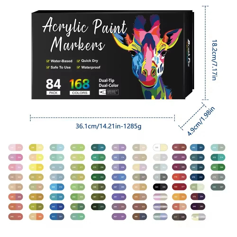 Feutres acryliques LUNIVIA™