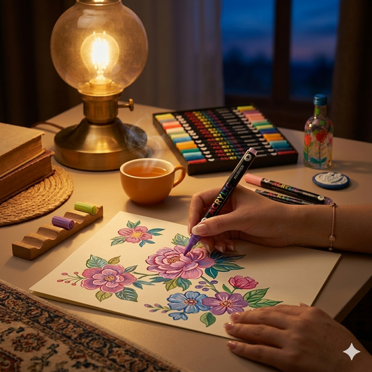 Pourquoi les feutres acryliques changent complètement l’expérience du coloriage