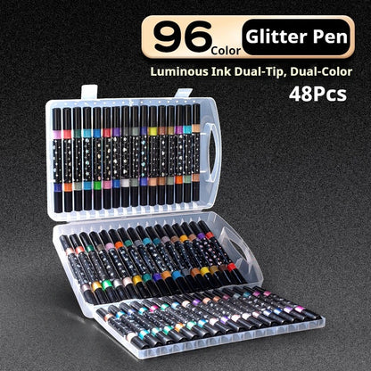 Feutres Shimmer pailletés LUNIVIA™