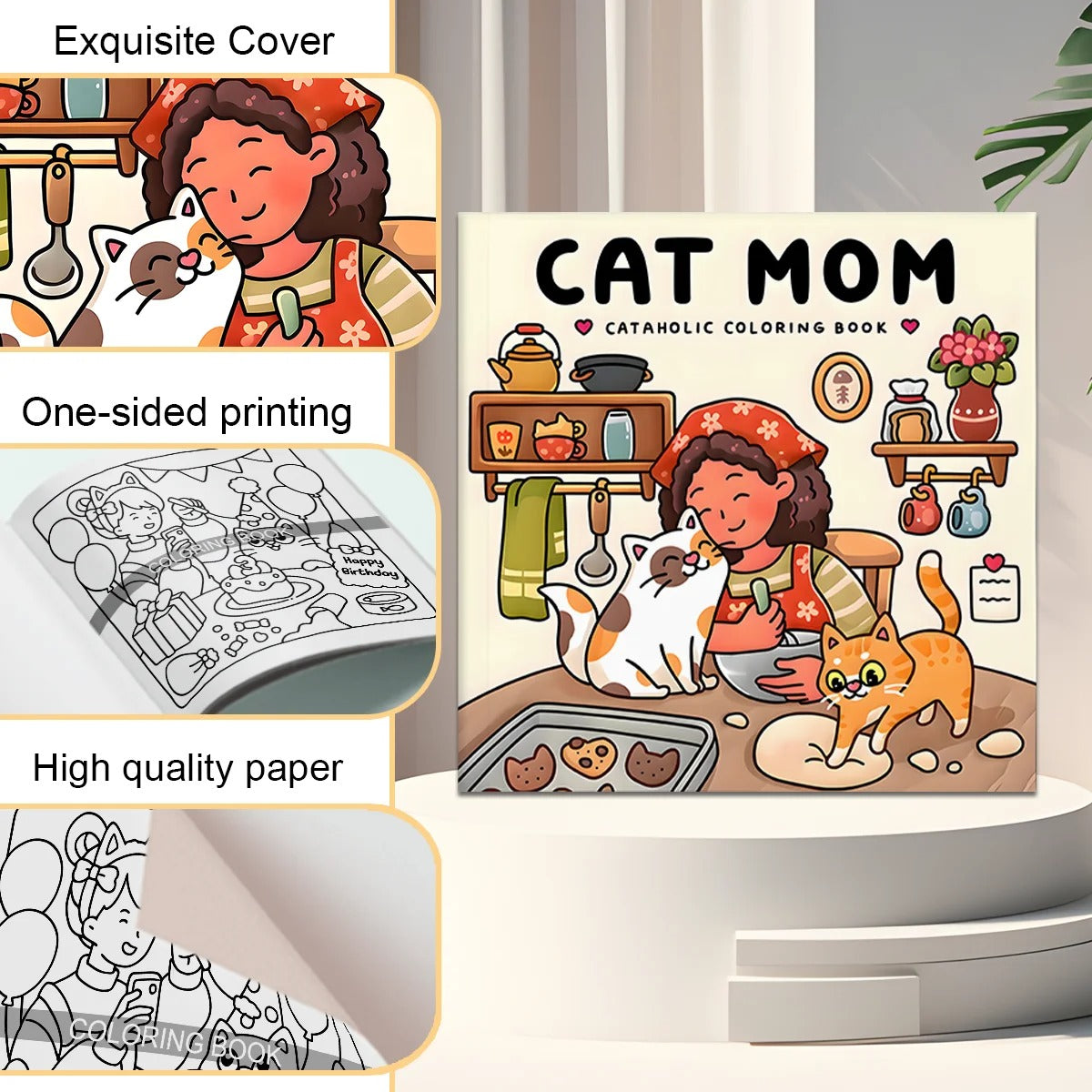 Livre de coloriage relaxant – Chats & Instants cocooning