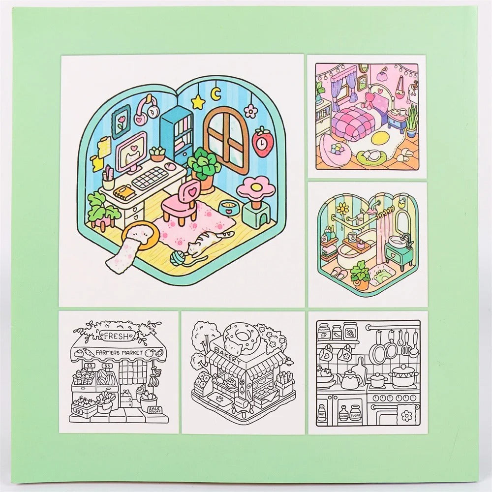 Livre de coloriage relaxant - Little Corner