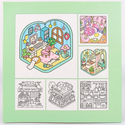 Livre de coloriage relaxant - Little Corner