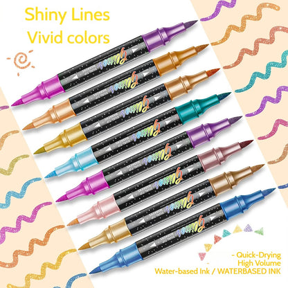 Feutres Shimmer pailletés LUNIVIA™