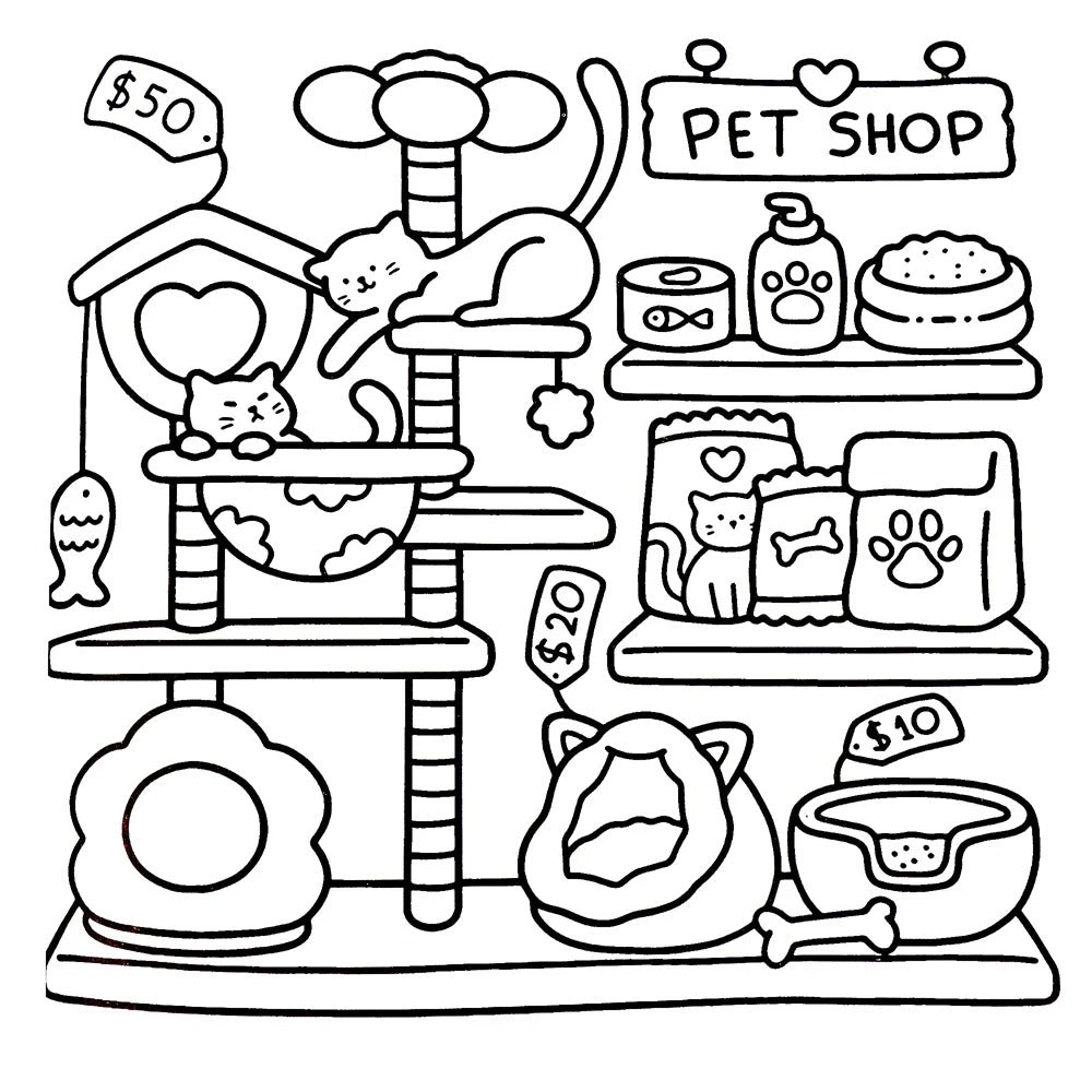 Livre de coloriage relaxant - Little Corner