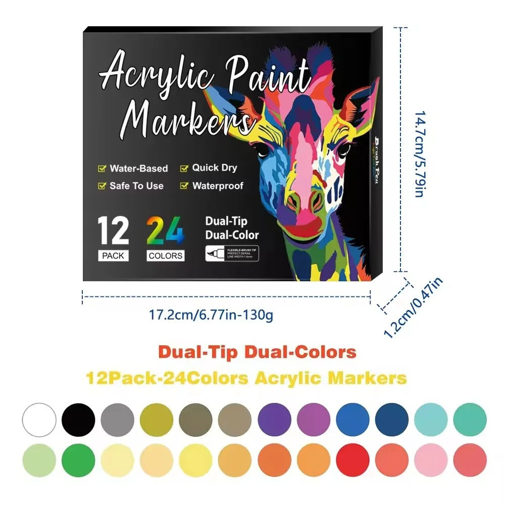 Feutres acryliques LUNIVIA™