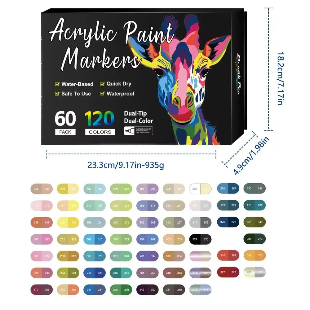 Feutres acryliques LUNIVIA™